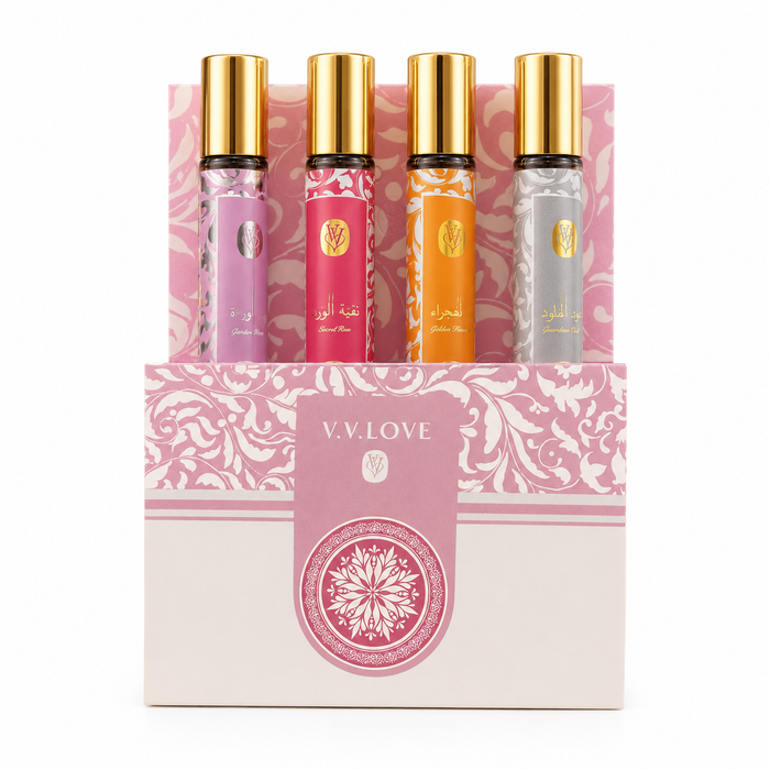 Set Of 4 Eternal Rose V.V Love 4 x 35ML Perfume