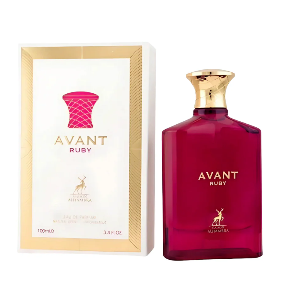 Maison Alhambra Avant Ruby EDP 100ml – Fragancia Oriental Floral Femenina 2025