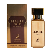 Maison Alhambra Glacier Gold EDP 30ml – Perfume Masculino Fresco Amaderado Especiado