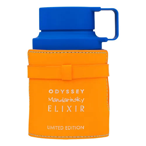 Perfume Armaf Mandarin Sky Elixir en botella de 100 ml con diseño elegante y visual del frasco en la imagen.