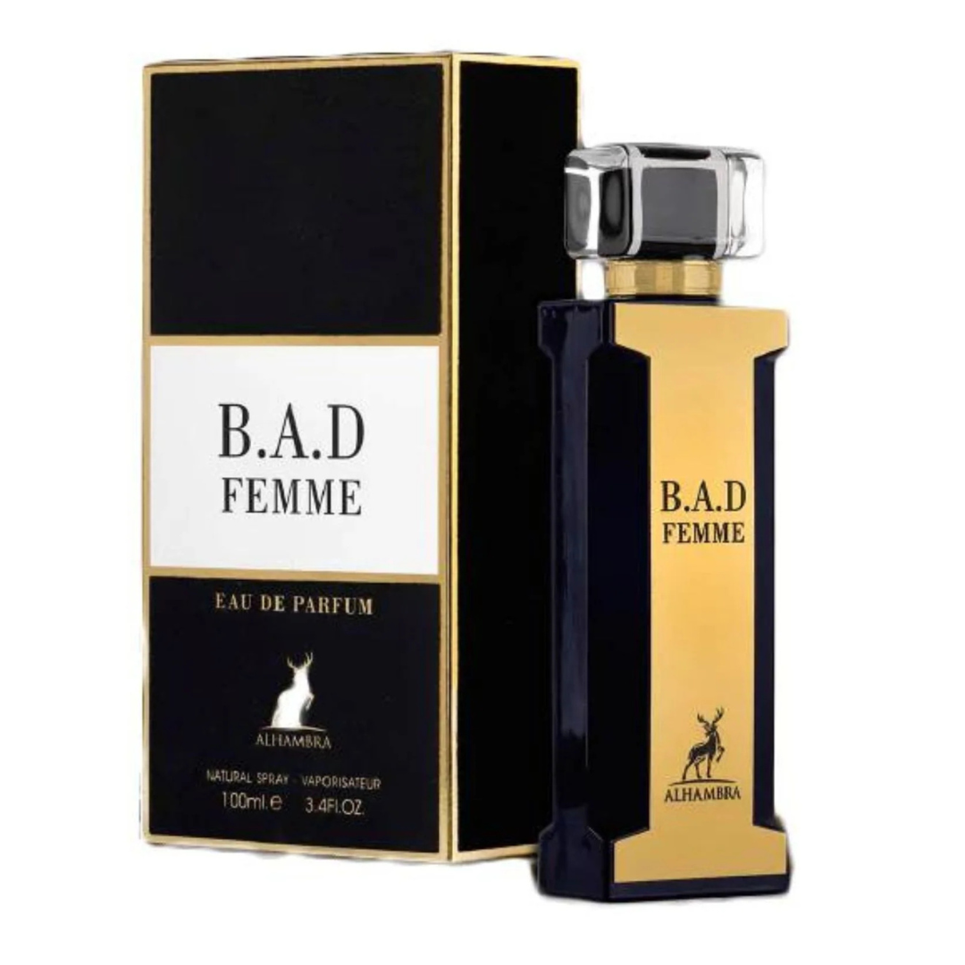 Maison Alhambra Bad Femme EDP 100ml – Perfume Femenino Floral Amaderado